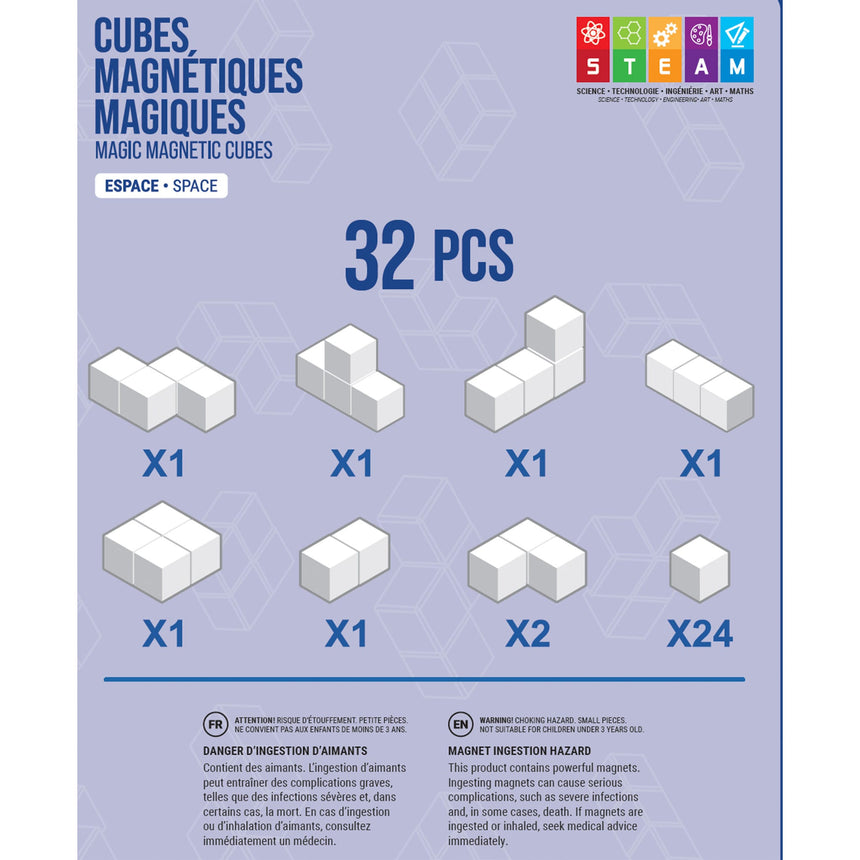 Cubes Magnétiques - Espace-Bebe Confort-CA3-777-CLÉMENT