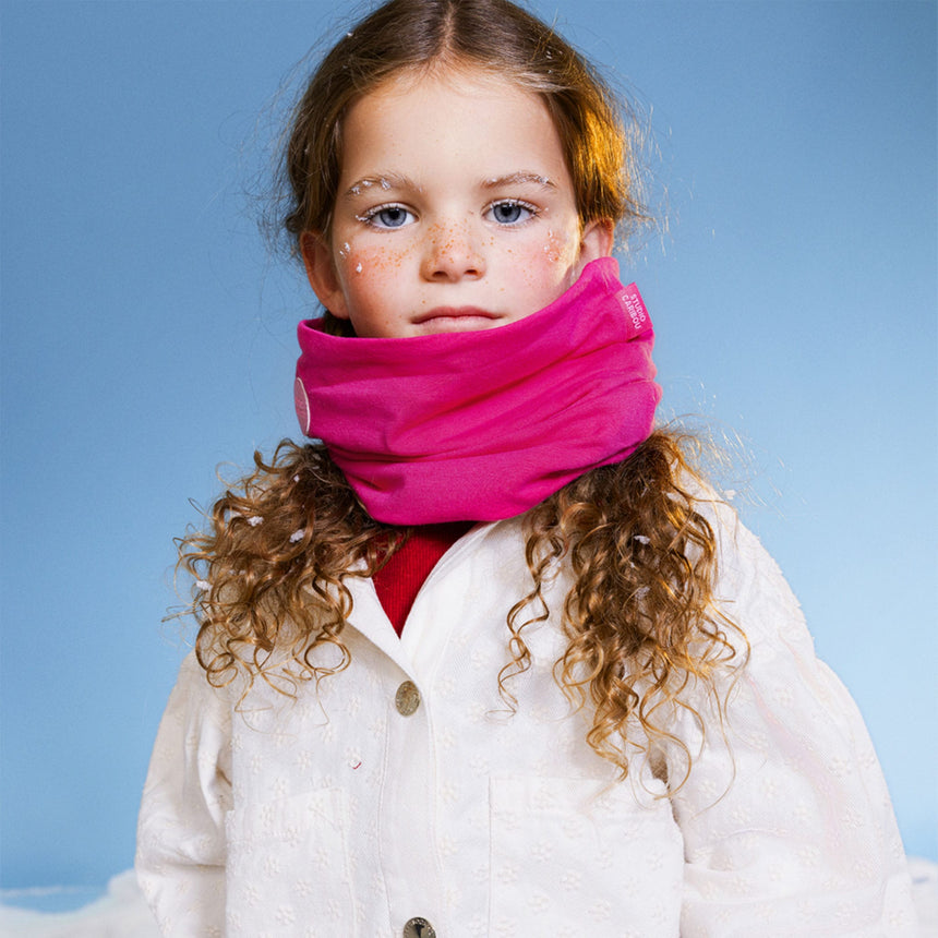 Cache-cou Coton Fuchsia 0-8ans-Studio Caribou-CA5-CACCOTFUCH-CLÉMENT