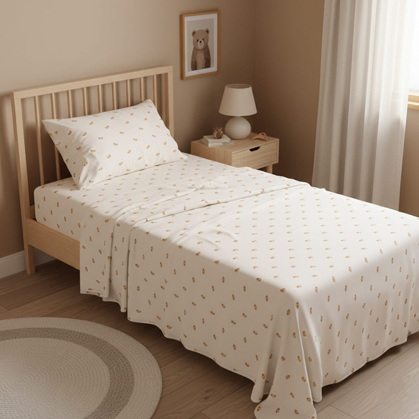 Ensemble Draps pour Lit Simple - Croissants-Cathay Home-CAH-TWSS-CROISSA-CLÉMENT