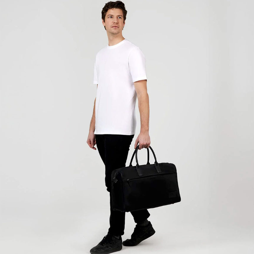 Sac Fourre-Tout London Nylon Recyclé - Noir-Lambert-LBT-LONDONBLKNYL-CLÉMENT