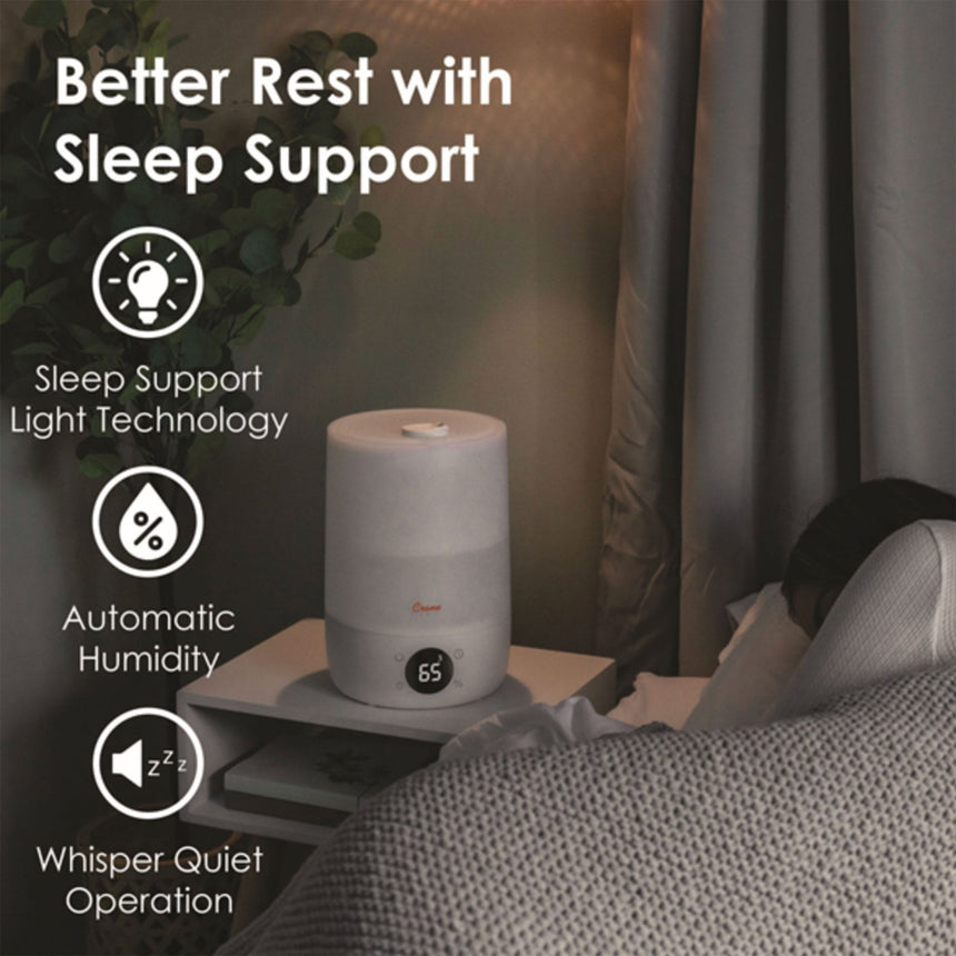 Humidificateur à Vapeur Froide Sleep Support Light™-Crane-CHT-EE9095-CLÉMENT