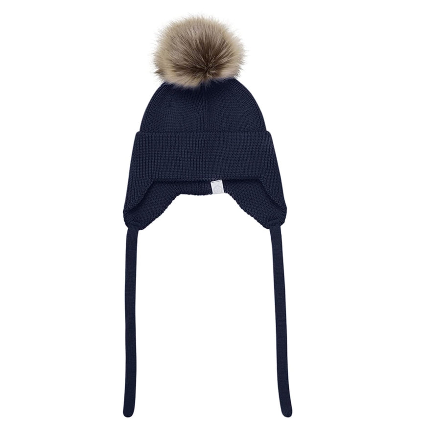 Tuque Tricot Pompon 6-24mois-Color Kids-Marine-6-12 m-CLO-550480-1-CLÉMENT