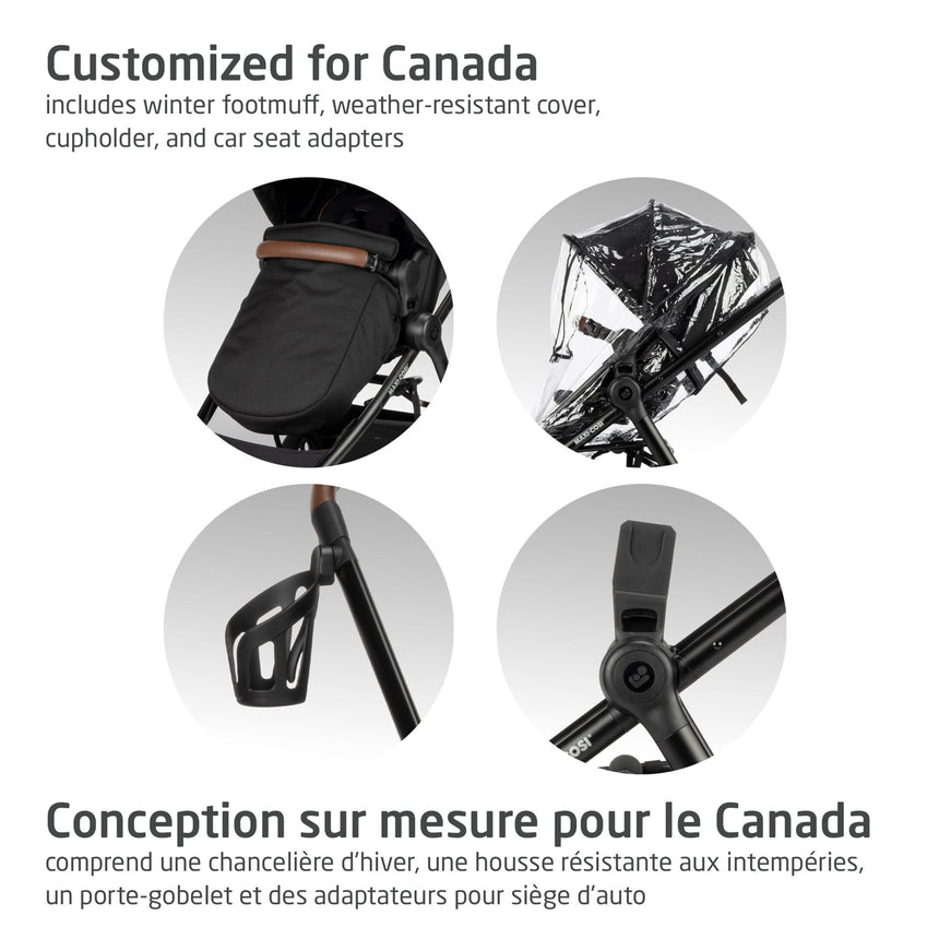 Système de Voyage Zelia Luxe 5 en 1 - Noir basalte-Maxi-cosi-COS-01363CBLJ-CLÉMENT