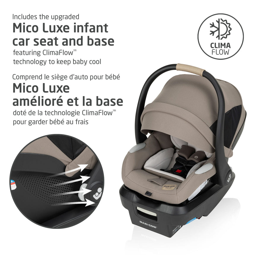 Système de Voyage Zelia Luxe 5 en 1 - Truffle-Maxi-cosi-COS-01363CHHO-CLÉMENT