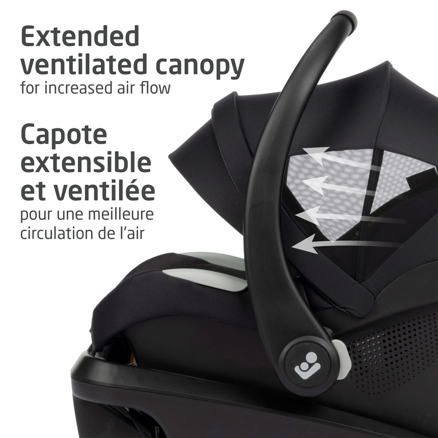 Siège d'Auto Mico Luxe+ Twillic Noir-Maxi-cosi-COS-22366CTWB-CLÉMENT