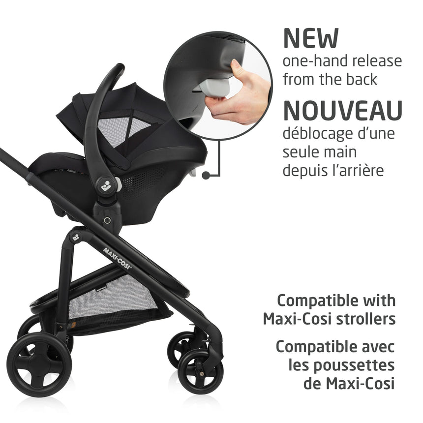 Siège d'Auto Mico Luxe+ Twillic Noir-Maxi-cosi-COS-22366CTWB-CLÉMENT