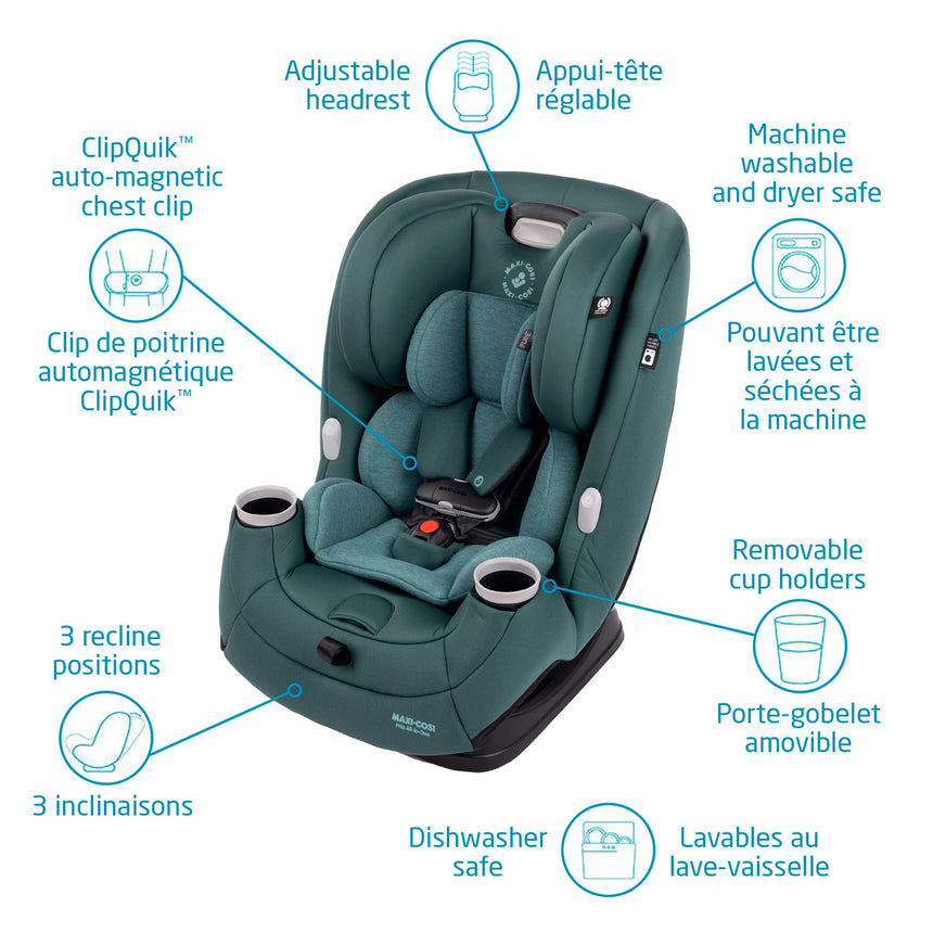 Siège d'Auto Pria All-in-one 4-100lb - Essential Vert-Maxi-cosi-COS-22414CFNG-CLÉMENT