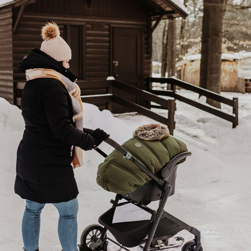 Housse d’hiver pour siège d’auto - Kaki-Petit Coulou-COU-PC7015-CLÉMENT