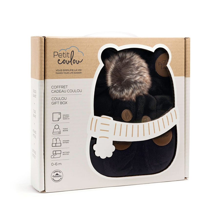 Coffret-cadeau Hiver (4 accessoires) Onyx 0-6mois-Petit Coulou-COU-PCCC7401-CLÉMENT
