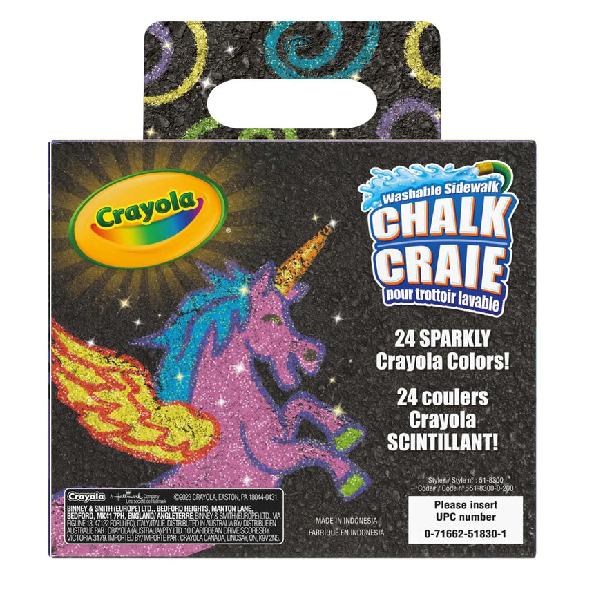 Craies Scintillantes (24)-Crayola-CRL-51-8300-CLÉMENT