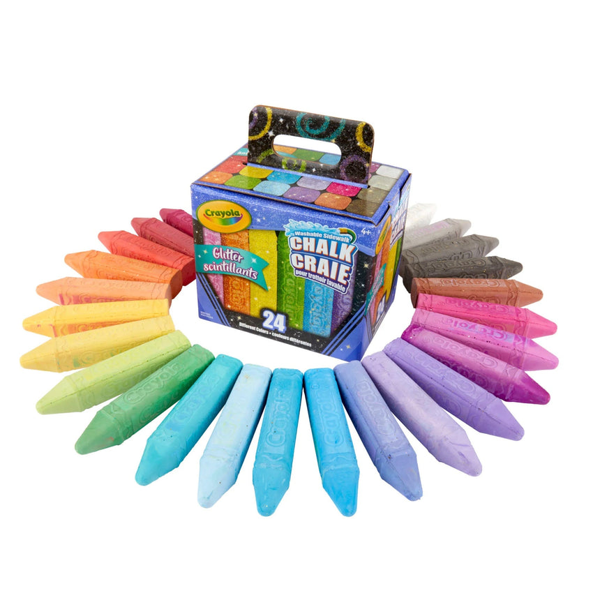 Craies Scintillantes (24)-Crayola-CRL-51-8300-CLÉMENT