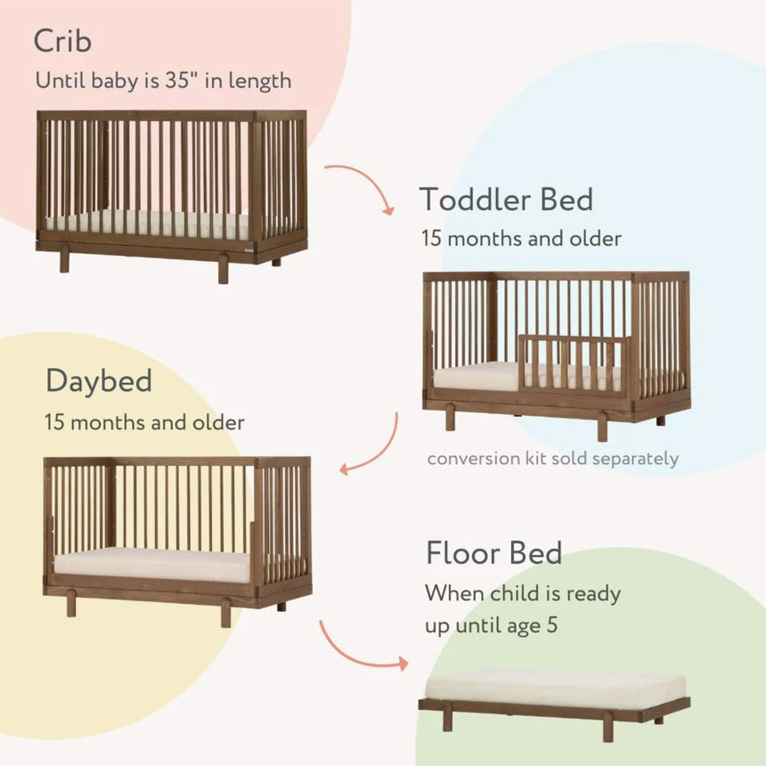 Couchette convertible 4 en 1 Bliss - Noyer-Dadada Baby-DDD-15051-CLÉMENT
