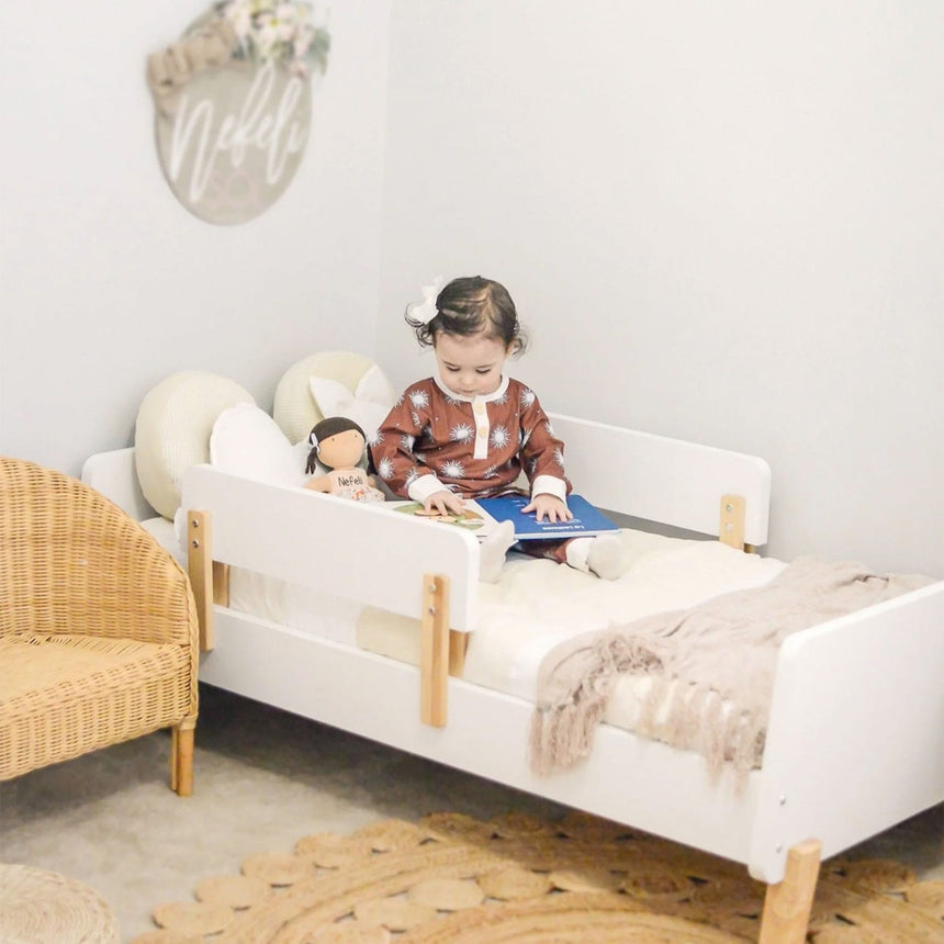 Lit de Transition Muse - Blanc/Naturel-Dadada Baby-DDD-70531-CLÉMENT