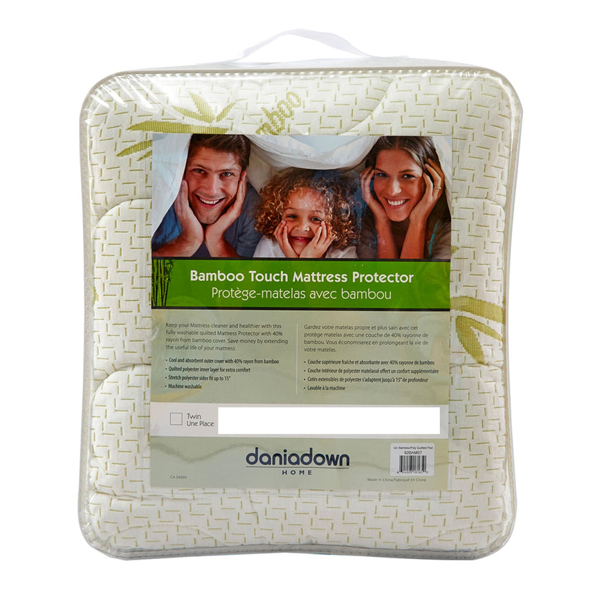 Protège-Matelas pour Lit Simple 39'' - Bambou-Daniadown-DDQ-92BAM05-CLÉMENT