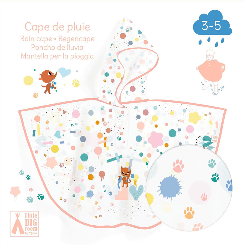Cape de pluie 3-5 ans - Chat-Djeco-DJE-DD04670-CLÉMENT