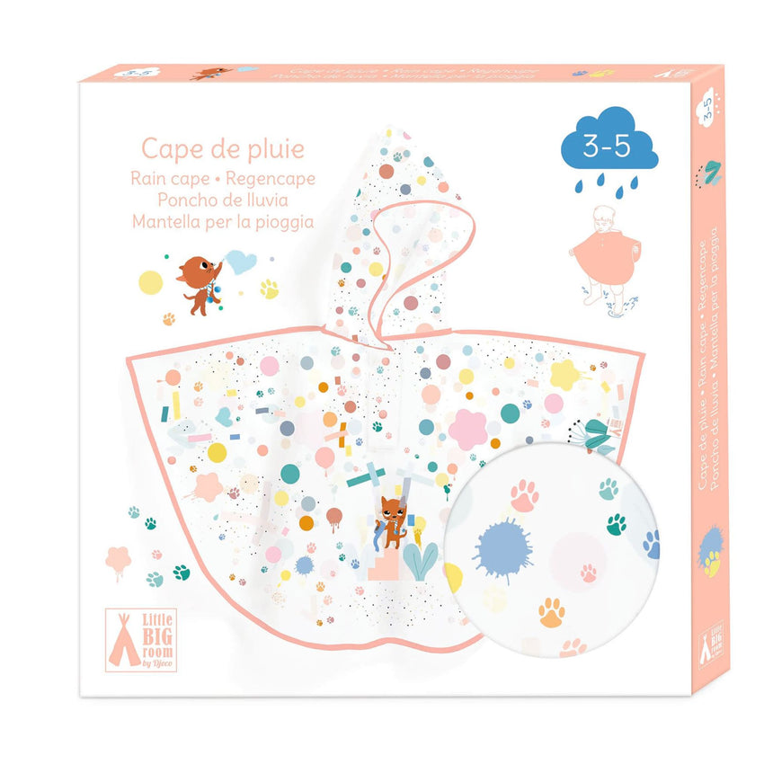 Cape de pluie 3-5 ans - Chat-Djeco-DJE-DD04670-CLÉMENT