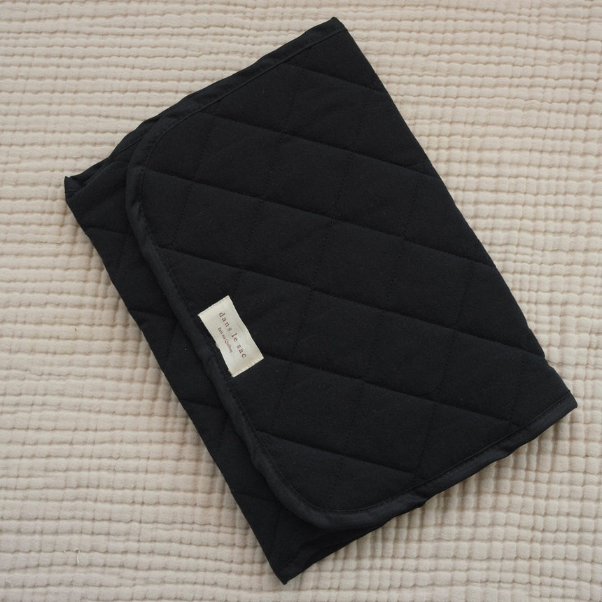Tapis à Langer - Noir-Dans Le Sac-DLS-CHANPAGBLA-CLÉMENT