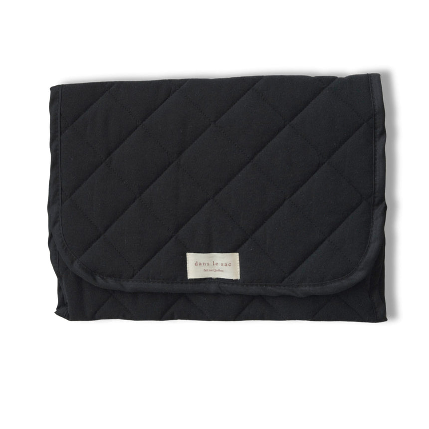 Tapis à Langer - Noir-Dans Le Sac-DLS-CHANPAGBLA-CLÉMENT