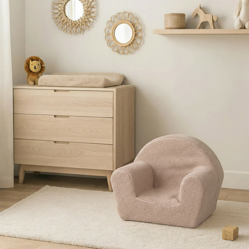 Fauteuil pour Enfant - Bouclé Beige-Clement - Equipement-DST-209DT8-26015-CLÉMENT