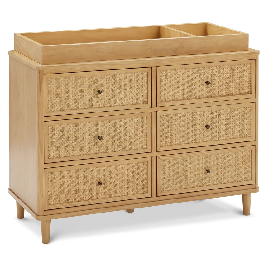 Commode 6 Tiroirs Marin - Miel et Rotin-Namesake-DVI-M23716HYHC-CLÉMENT
