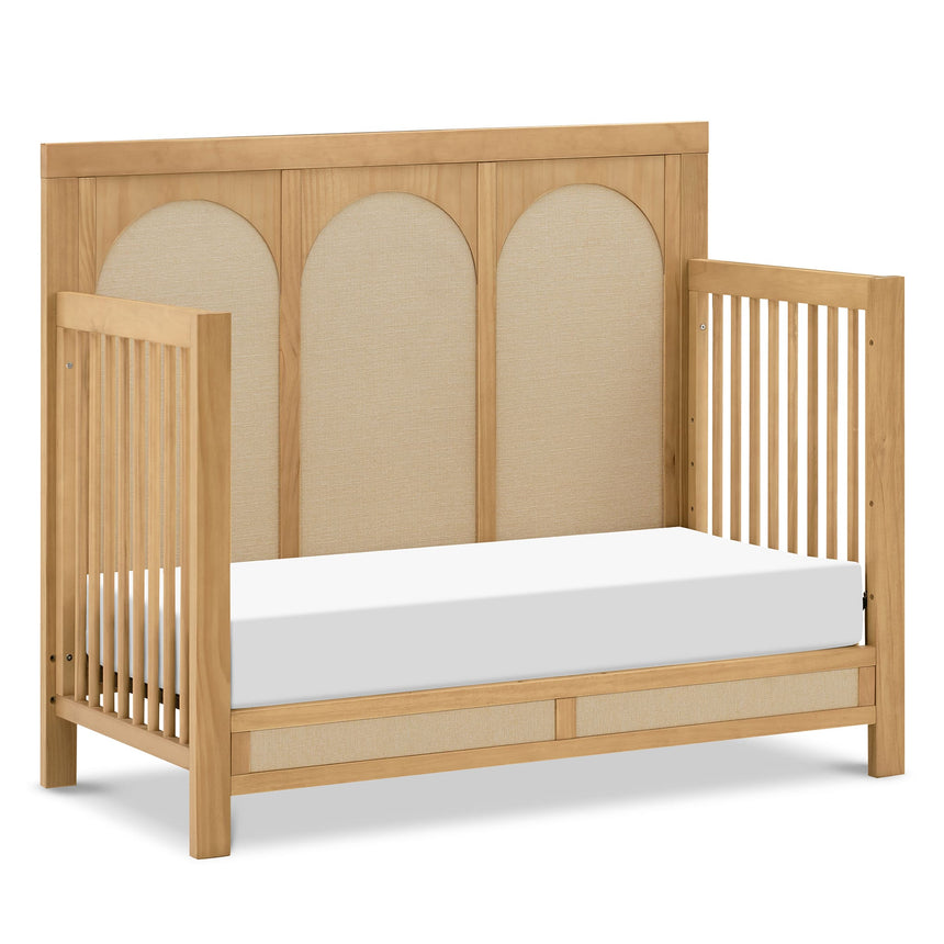 Couchette Convertible 4-en-1 Eloise - Miel et Tissu Eco-Weave-Namesake-DVI-M24801HYPSEW-CLÉMENT