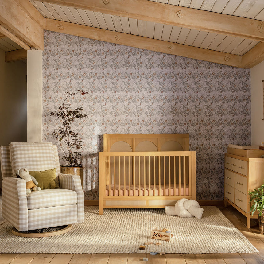 Couchette Convertible 4-en-1 Eloise - Miel et Tissu Eco-Weave-Namesake-DVI-M24801HYPSEW-CLÉMENT