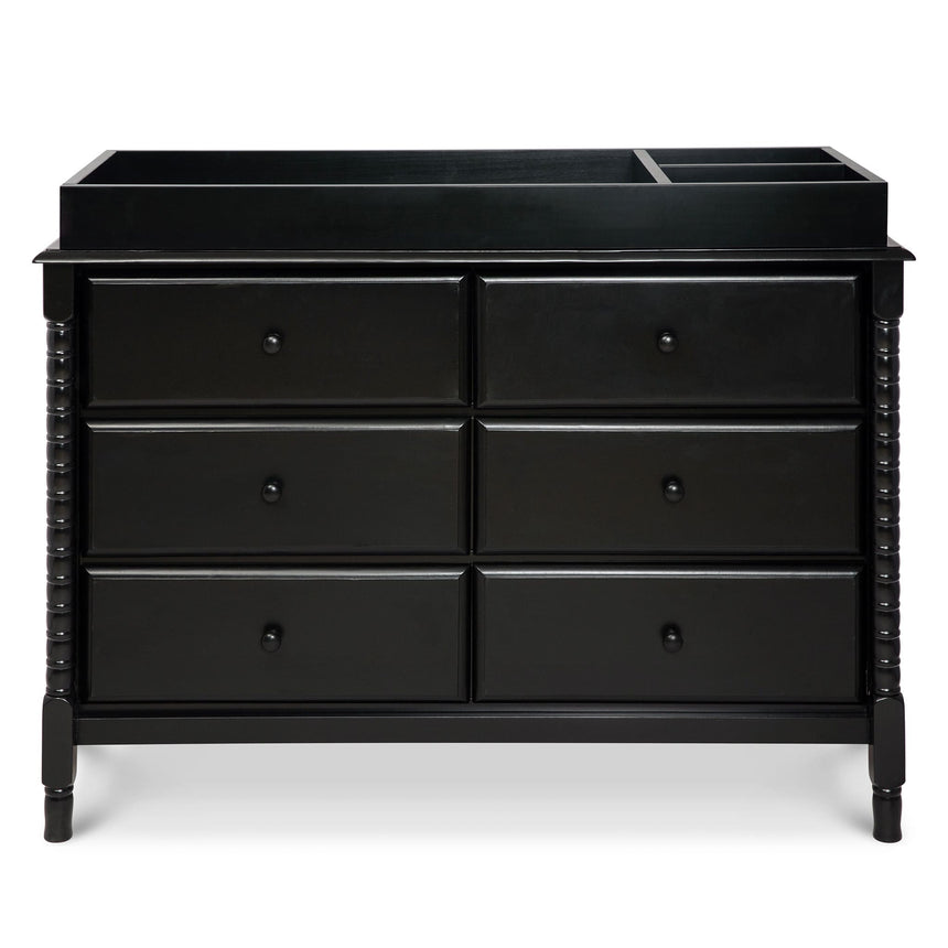 Commode 6 Tiroirs Jenny Lind Spindle - Ébène-DaVinci-DVI-M7326E-CLÉMENT