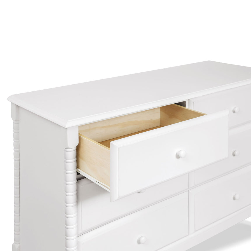 Commode 6 Tiroirs Jenny Lind Spindle - Blanc-DaVinci-DVI-M7326W-CLÉMENT
