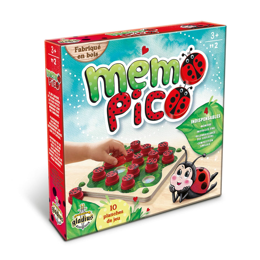 Jeu Mémo Pico-Éditions Gladius-EGL-GLA6009-CLÉMENT