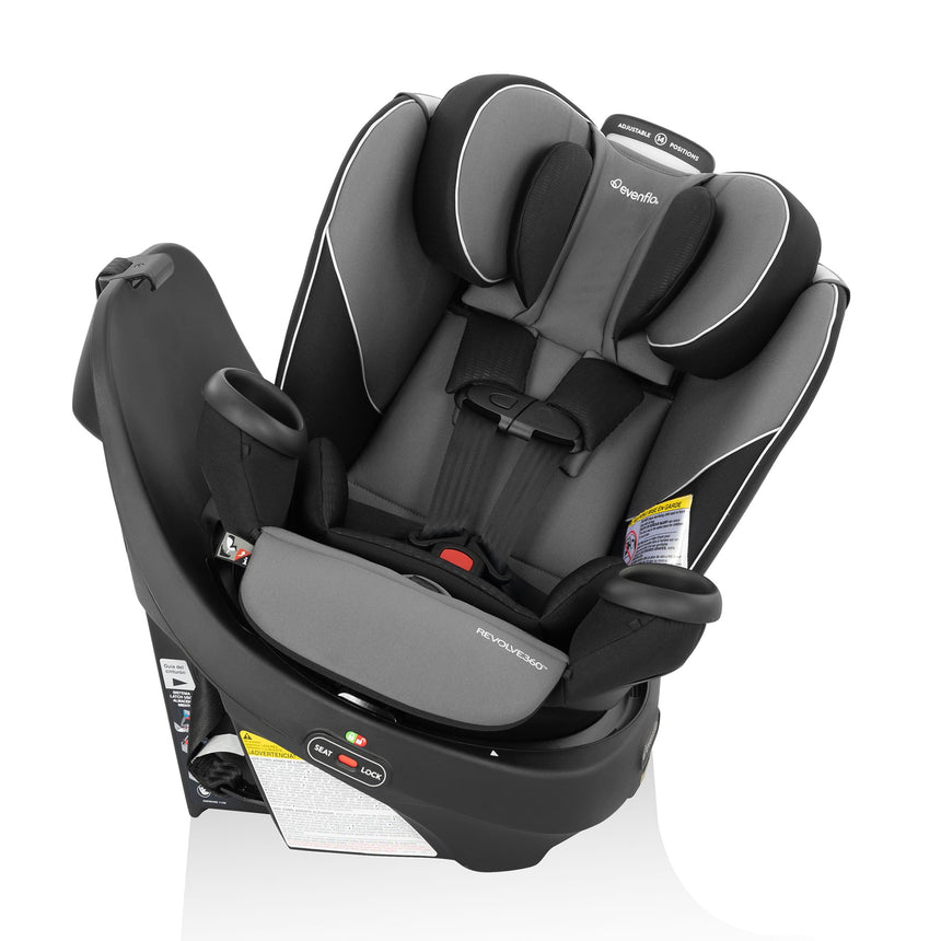 Revolve360 Siège d’auto Convertible tout-en-un Rotatif - Amherst Gray-Evenflo-EVO-CS360112405C-CLÉMENT