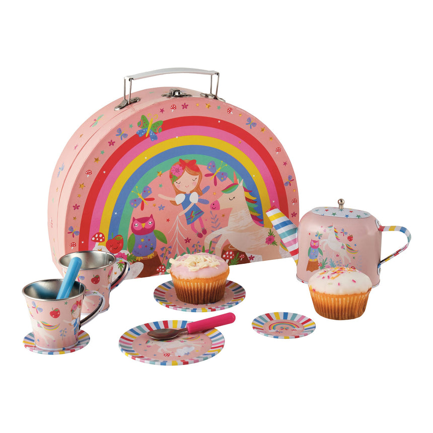 Ensemble Service à Thé en Métal - Fairy-Floss & Rock-FLR-40P3571-CLÉMENT
