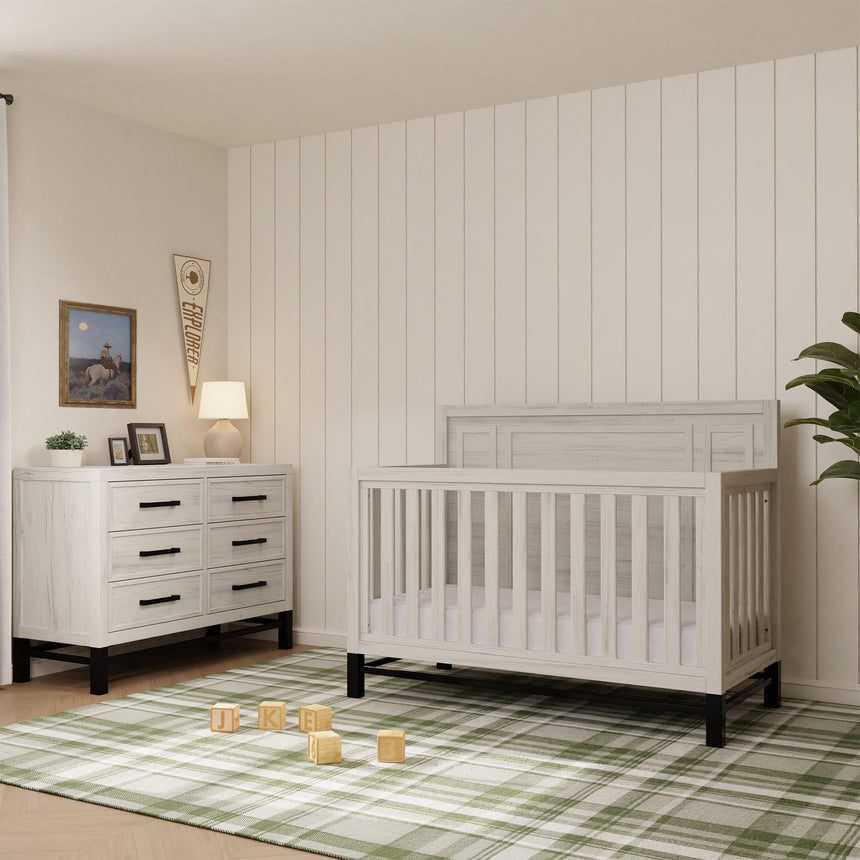 Couchette Convertible 4-en-1 Newbern - Bois Blanc-Franklin et Ben-FRB-B25801WDF-CLÉMENT