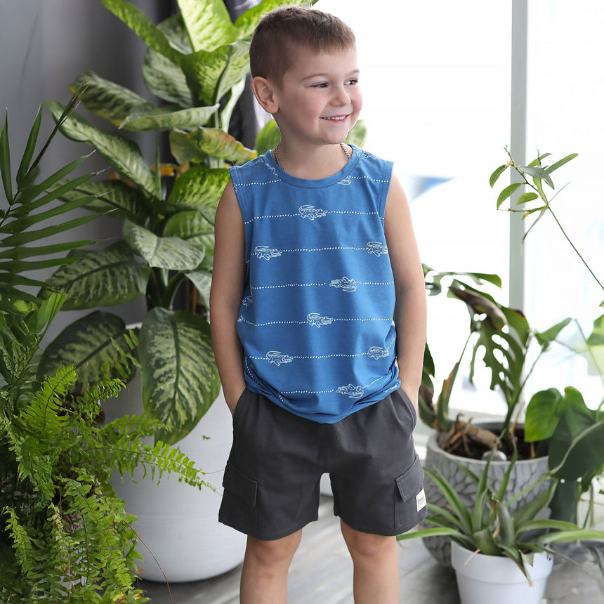 Camisole Crocodile 2-8ans-Camp by Birdz-NAS-CLSPKB671-PB-CLÉMENT