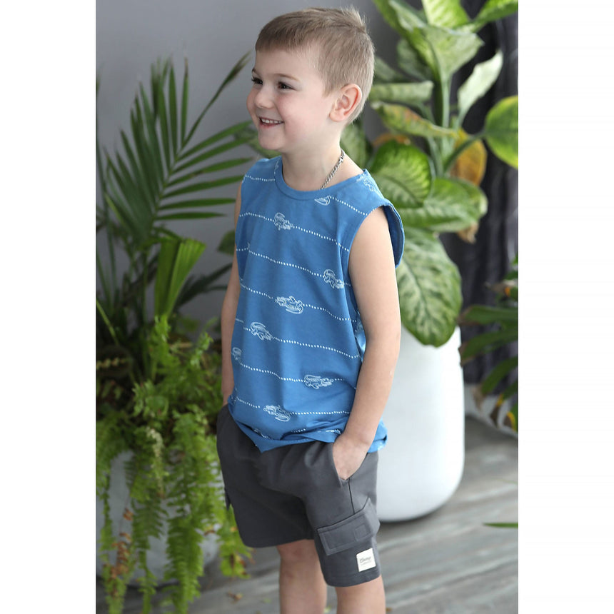 Camisole Crocodile 2-8ans-Camp by Birdz-NAS-CLSPKB671-PB-CLÉMENT