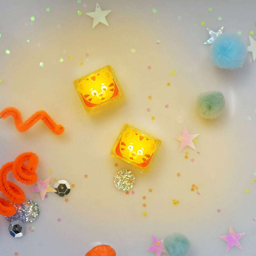 Cubes Lumineux Pour le Bain- Tigre-Glo Pals-GLP-GP405-CLÉMENT