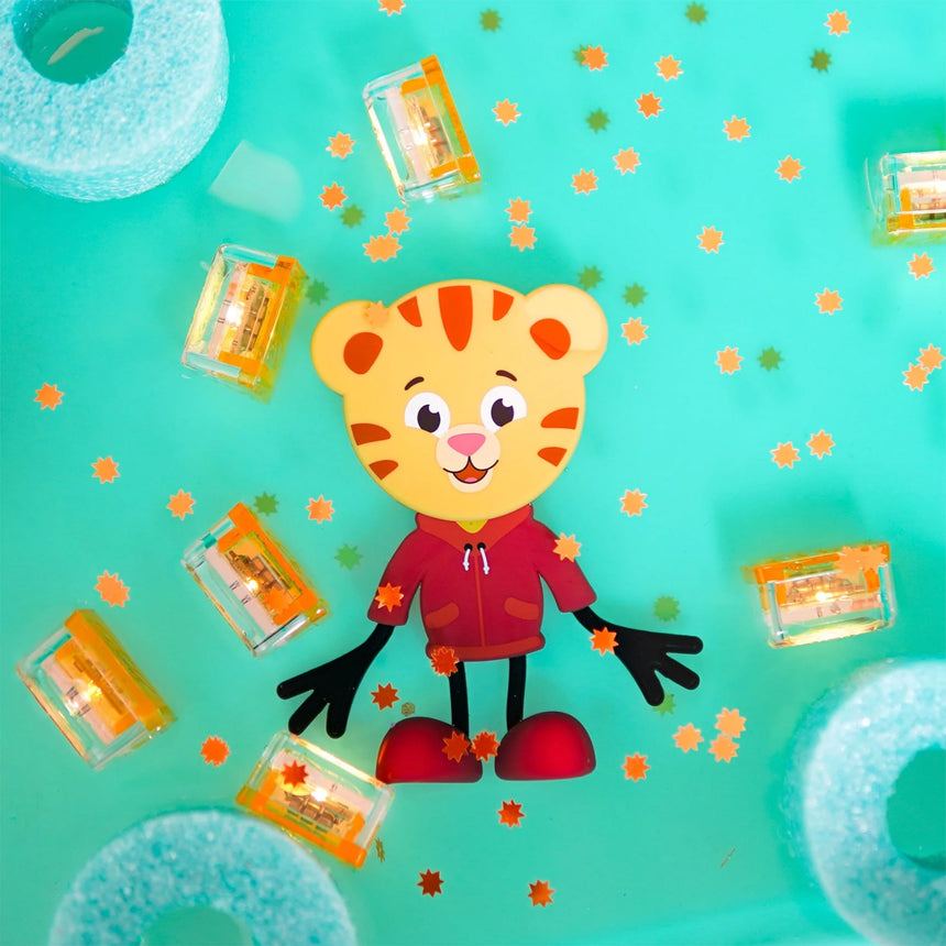 Cubes Lumineux Pour le Bain- Tigre-Glo Pals-GLP-GP405-CLÉMENT