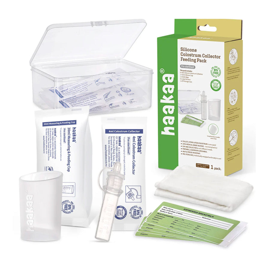 Ensemble Collecteur de Colostrum en Silicone-Haakaa-HAA-MHK190-CLÉMENT