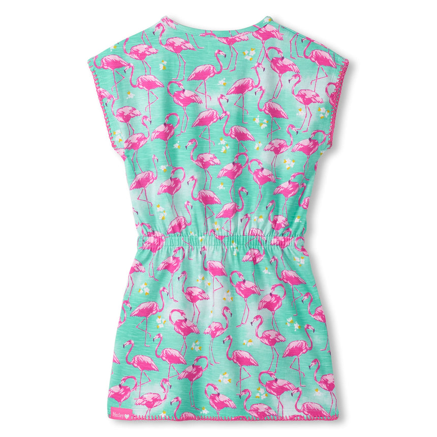 Robe Flamant Rose 4-8ans-Hatley-HAT-S26WFK1721-CLÉMENT