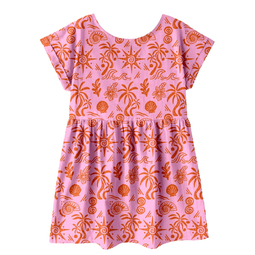 Robe Marées Rosées 2-12ans-Headster Kids-Rose-2-HED-APBDCR26F0-CLÉMENT