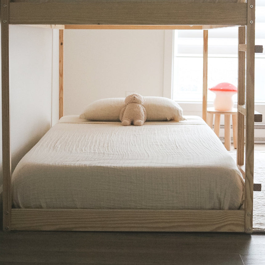 Ensemble de Draps pour Lit Simple - 3 pièces-House of Elia-HOE-TBDG-F2022GR-CLÉMENT