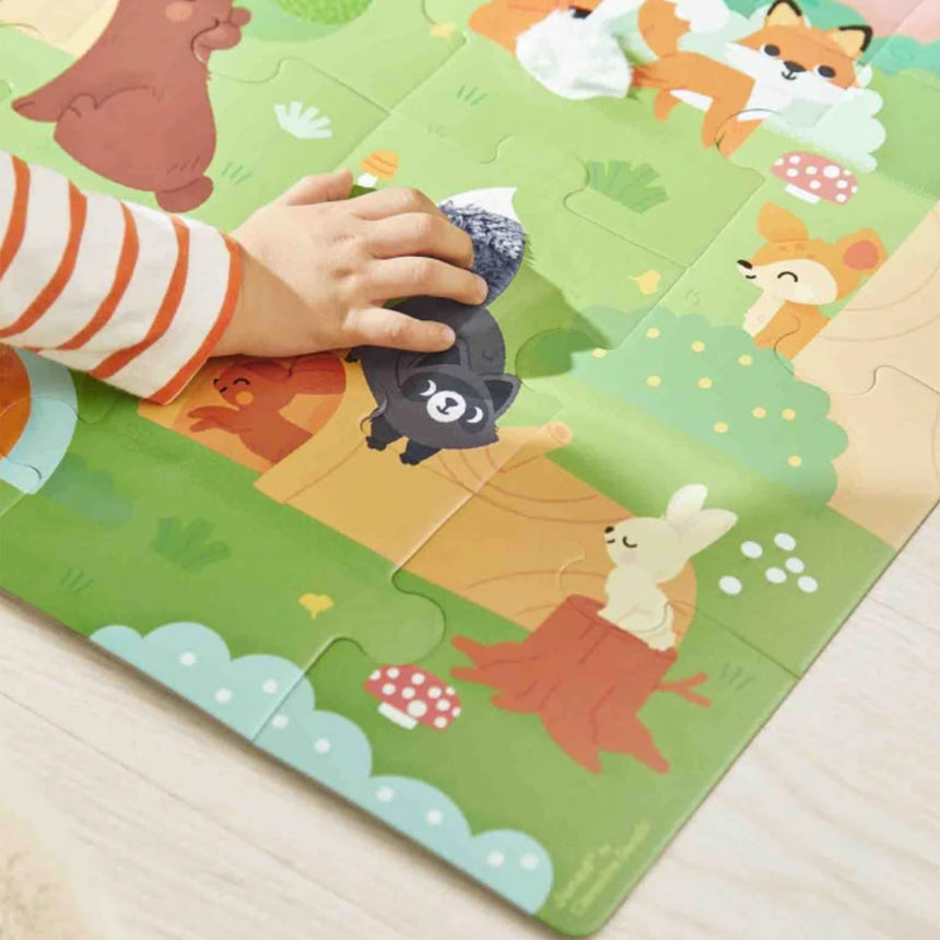 Casse-tête Tactile - Animaux de la Forêt-Janod-JAD-J02492-CLÉMENT