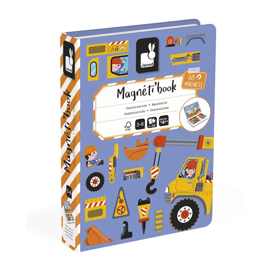 Livre Magnétique - Construction-Janod-JAD-J02526-CLÉMENT