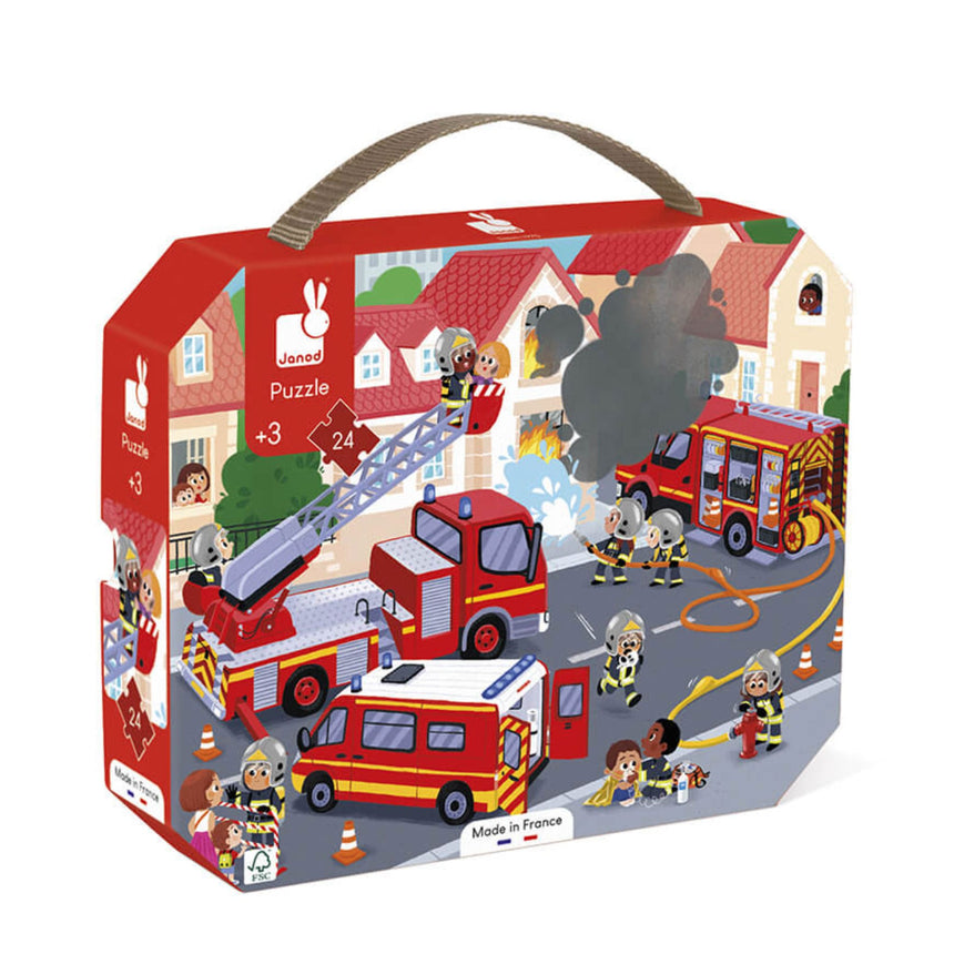 Casse-tête Pompiers 24 Morceaux-Janod-JAD-J02530-CLÉMENT
