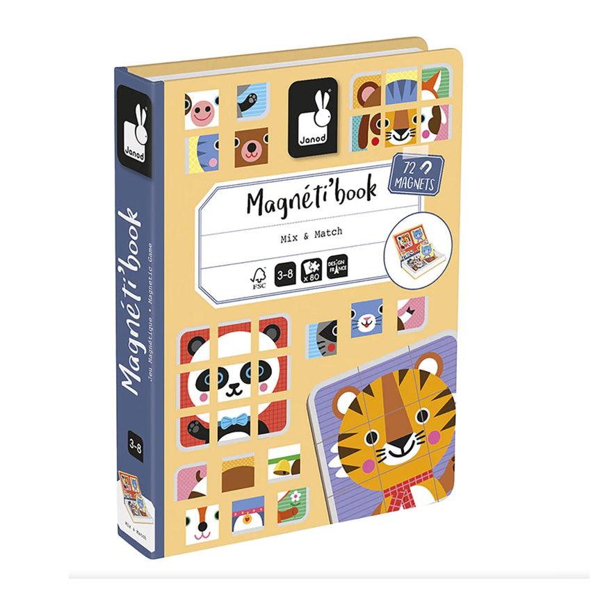 Livre Mix & Match Magnétique-Janod-JAD-J02587-CLÉMENT