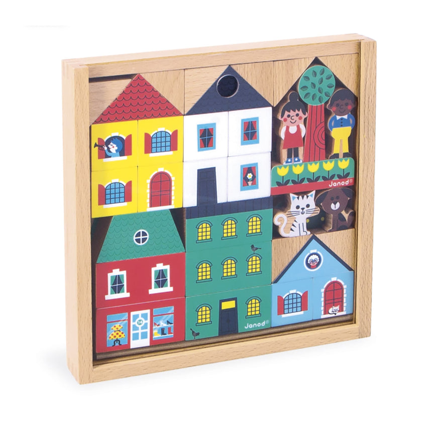 Cross Roads: Ensemble De Cubes Village-Janod-JAD-J05917-CLÉMENT