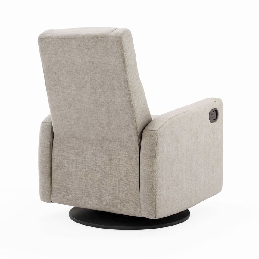 Fauteuil Berçant et Pivotant Nelly - Breather Driftwood / Noir-Jaymar BB-JAM-521-BREATH56-CLÉMENT