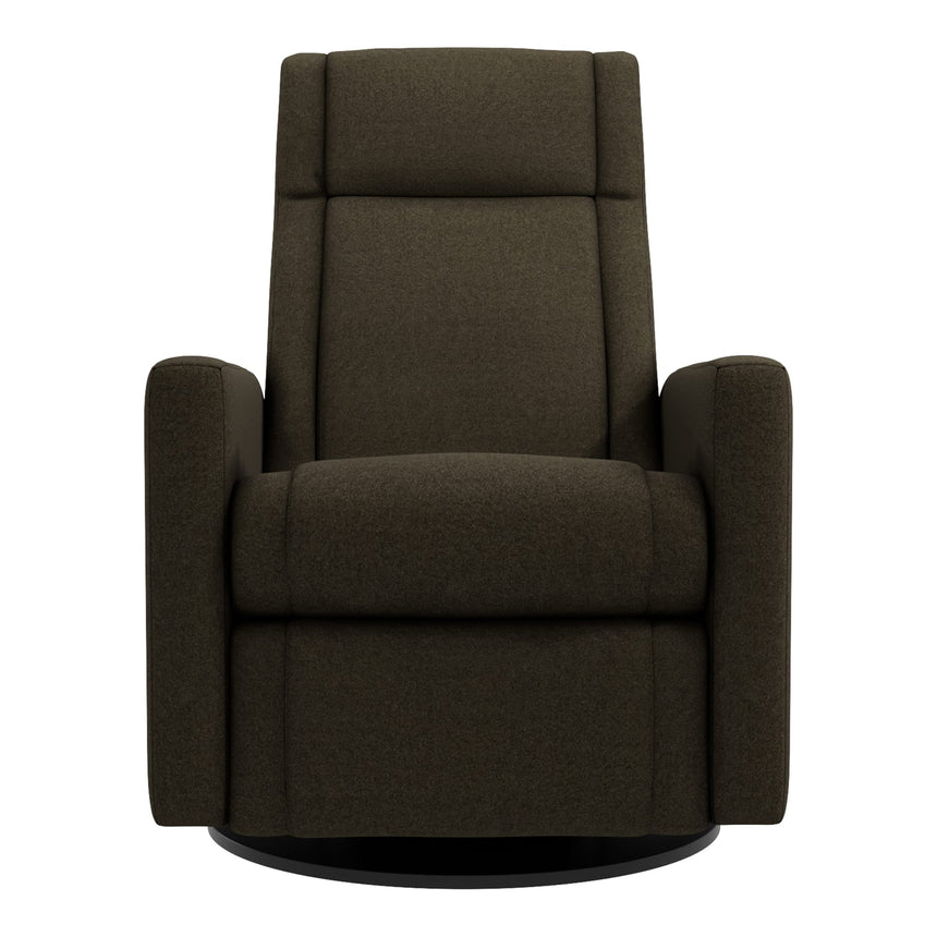 Fauteuil Berçant et Pivotant Nelly - Tissu Anti-tache Mojo Espresso-Jaymar BB-JAM-521-ESPRE006-CLÉMENT