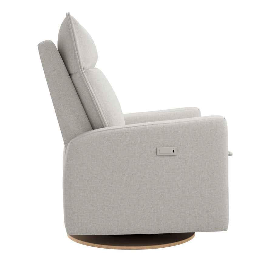 Fauteuil Berçant et Pivotant Arya avec Mécanisme Électrique - Tissu Anti-tache Alta™ 10-Jaymar BB-JAM-526-ALTA-10-CLÉMENT