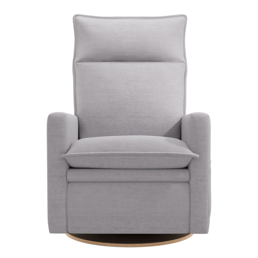 Fauteuil Berçant et Pivotant Arya - Como Dove Gris avec Mécanisme Électrique-Jaymar BB-JAM-526-COMO-61-CLÉMENT