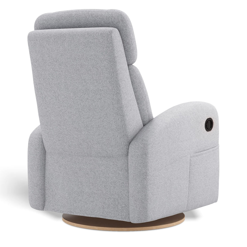 Fauteuil Berçant Inclinable Pivotant Hailey - Arlo Heather Silver-Jaymar BB-JAM-523-ARLO-57-CLÉMENT